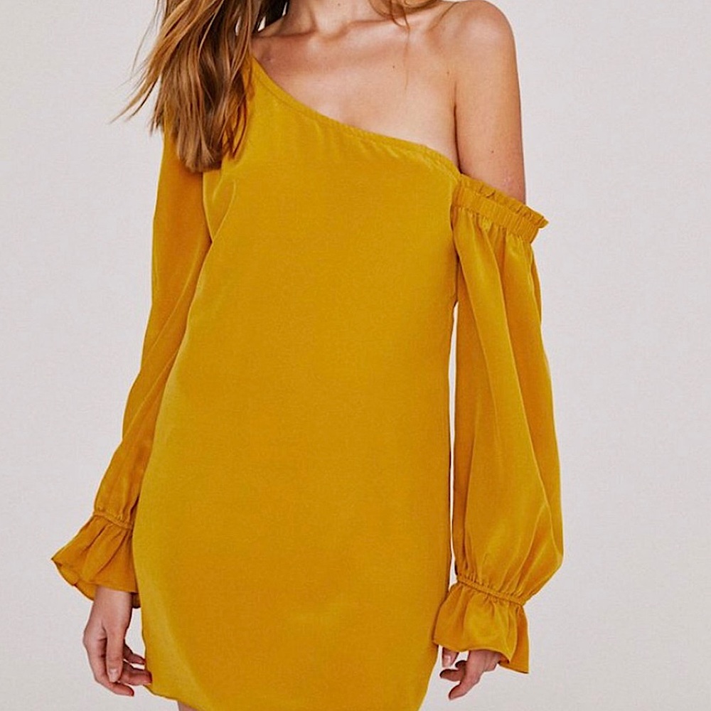 STONE COLD FOX Barbados One Shoulder Dress SZ 0